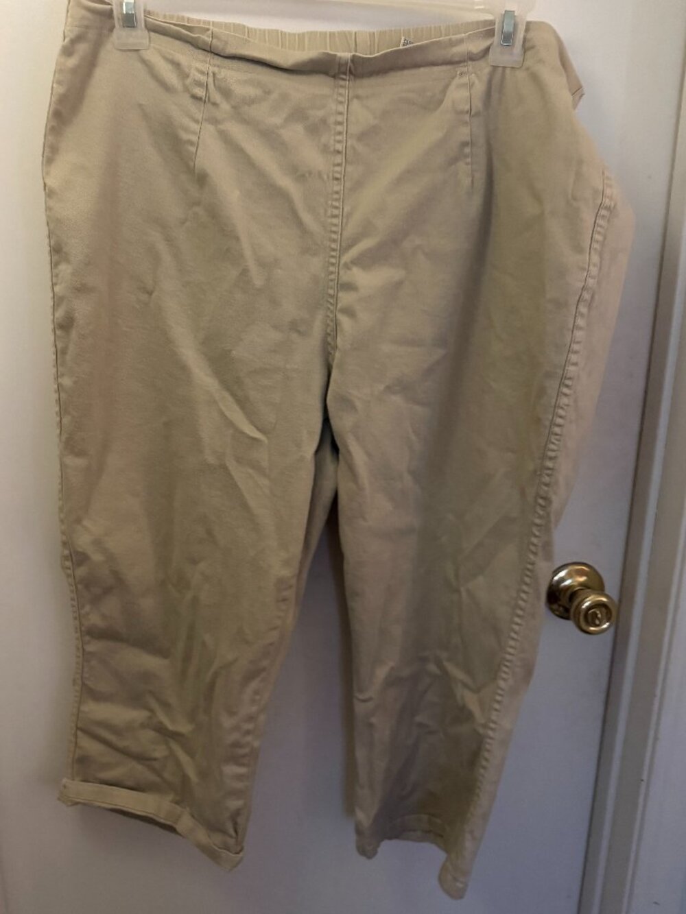 White Stag Khaki Capris W XL